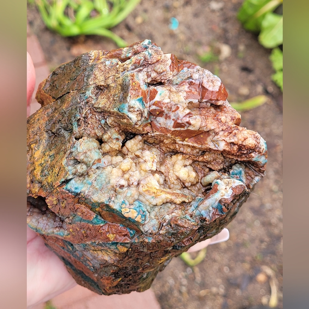 Colorful Rough Natural Jasper - Picture 16 of 16